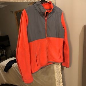 PINK Coral Fleece Zip Up